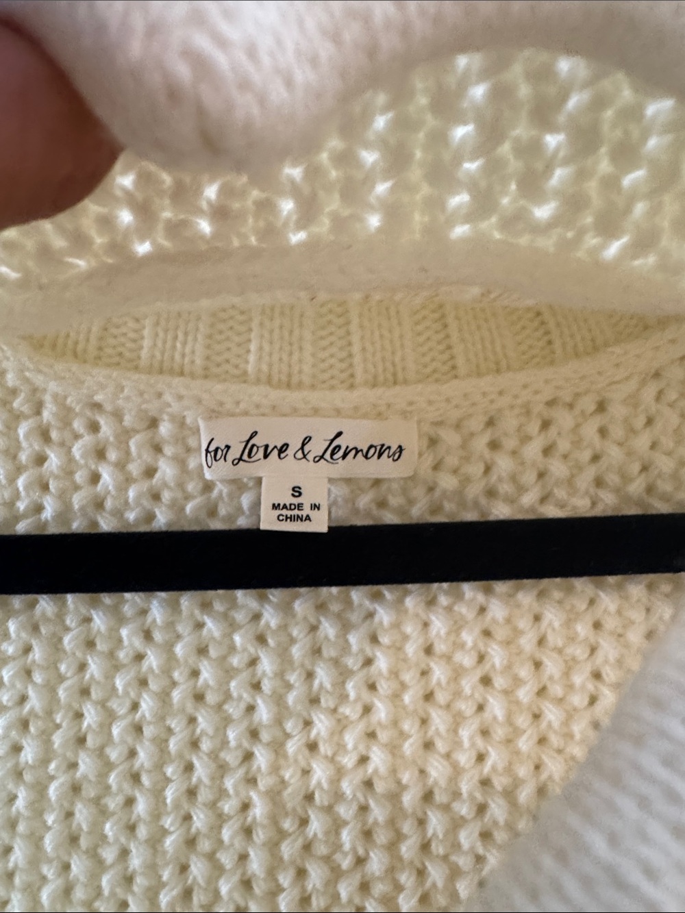 FOR LOVE & LEMONS Rebecca Heart Sweater Vest - Picture 4 of 4